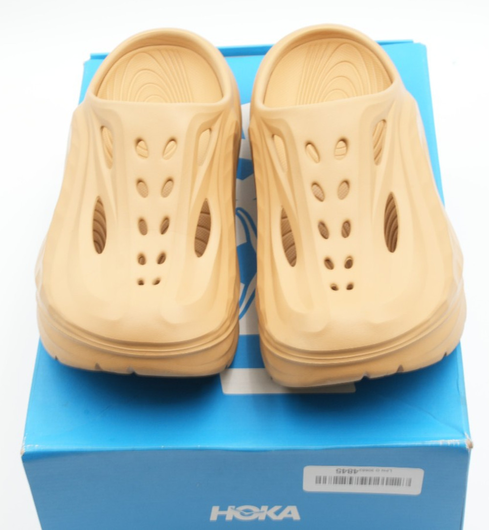 Hoka Ora Recovery Mule Unisex Vanilla 1147951 Men’s Size 9 Women’s Size 11